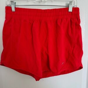 Fila Women's Bright Red Athletic Shorts